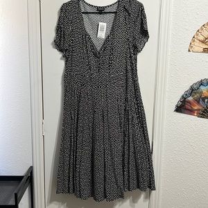 Black and White Polka Dot Dress